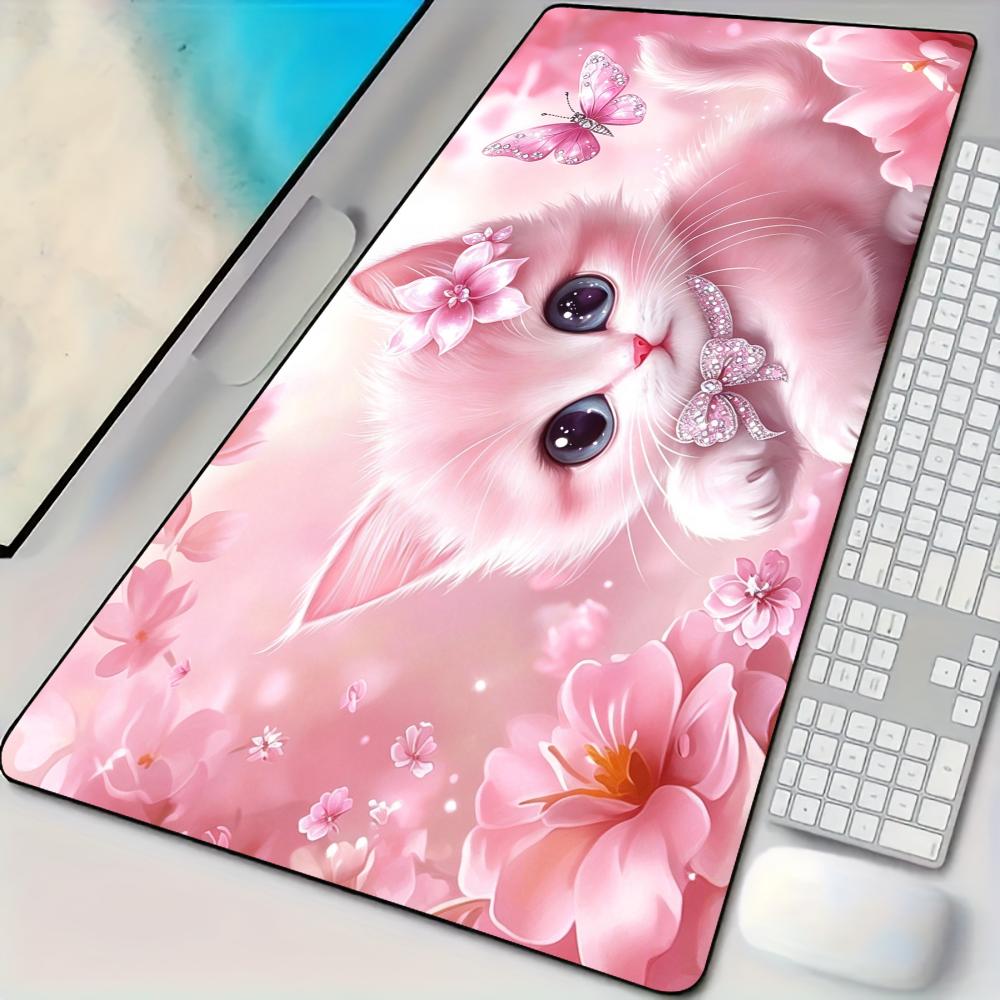 Pc Gaming Pink - Różowa, marzycielska podkładka pod mysz w