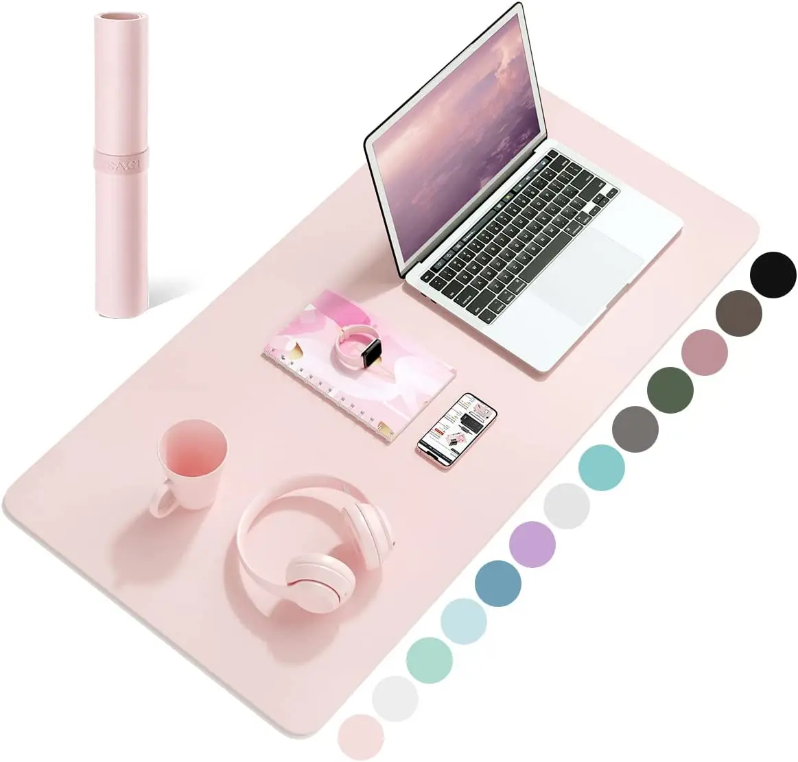 Pc Gaming Pink - Podkładka na biurko, wodoodporna, wykonana z